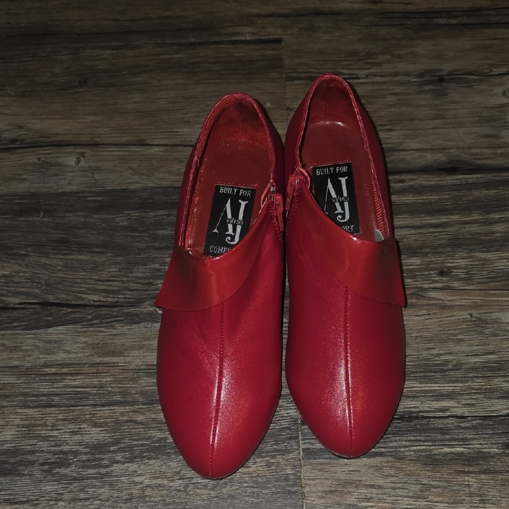 Aj Valenci Vibrant Red Heels